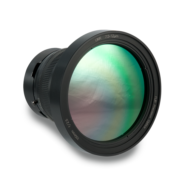 100 mm f/2.5 LWIR FPO manual lens